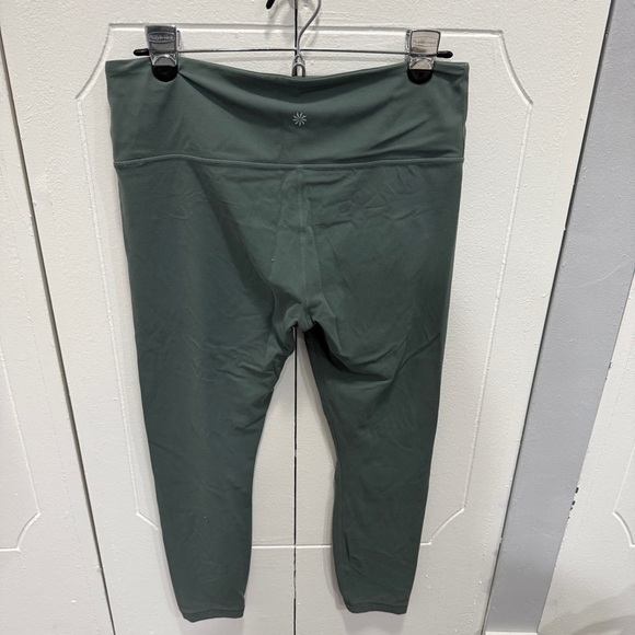 Athleta Green High Rise Cropped Leggings - Picture 4 of 8